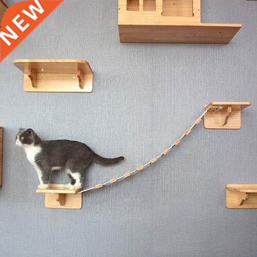 Cat Climbing Frame Pet Cat Climbing Ladder Wood Kitten