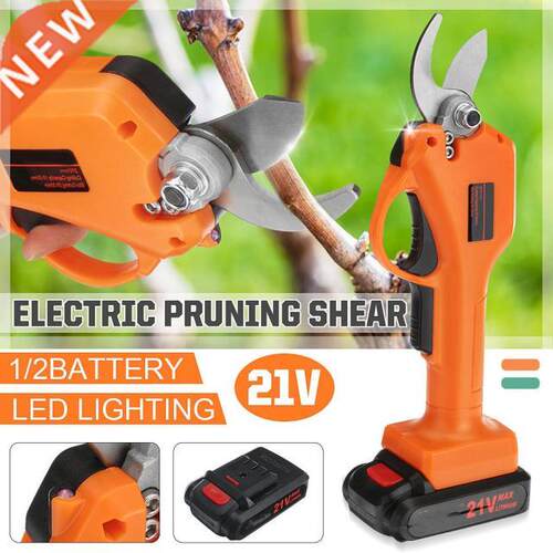 NEW 21 Cordless Pruner Electric Pruning Shear with Lithium-i
