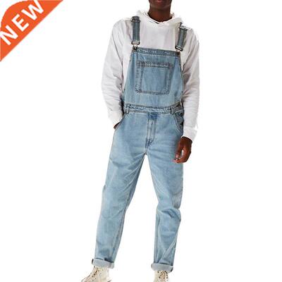 Bib Overalls For Man Suspender Pants Men's Jeans Jum