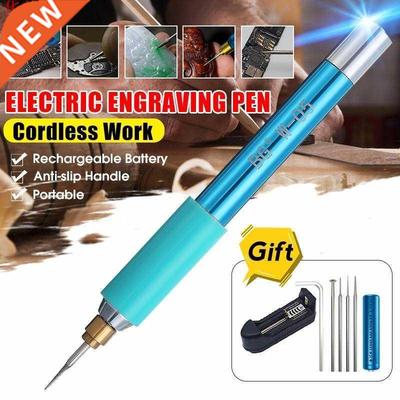 Cordless Engraving Pen Grinding Repair Tool With 4 Grinding