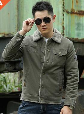 Men Winter Jacket Plus Velvet Thick Casual Short Jacket Men'