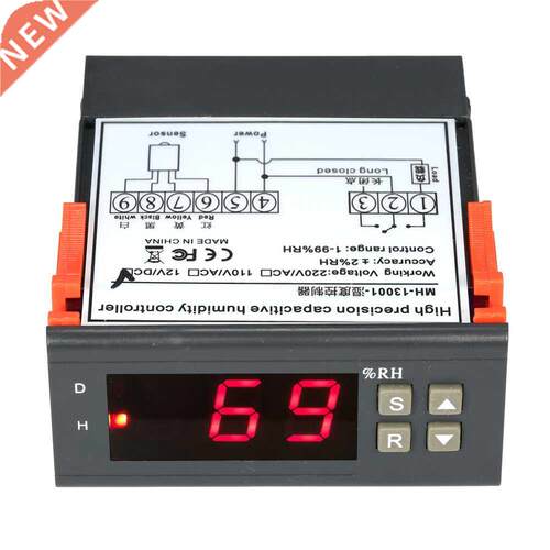 10A 220V Mini Digital Air Humidity Control Controller Measur