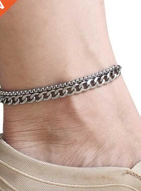Stainless Steel Anklets For Women Beach Foot Jewelry Leg Cha