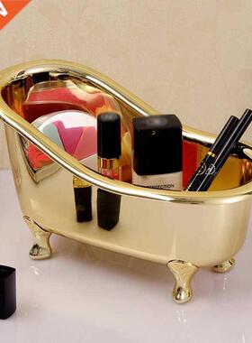 Mini Bathtub Soap Jewelry Storage Box Makeup Organizer Conta