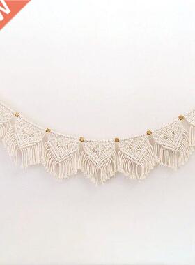 Home Decoration Cotton Linen Wedding Art Door Curtain Wall