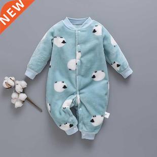 Autumn &p; Winter Neworn ay Clothes Dinosaur Print ay oy