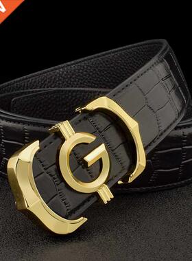 High quality designer belts men fashion T letter luxury famo