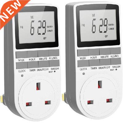 Plug Timer, Digital Timer Plug Socket, Electrical Time Plug