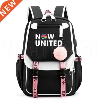 Now United School Bags for Teenage Girls Bag Pack Pink Bookb