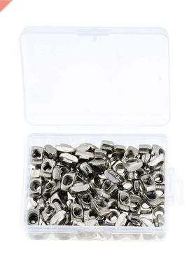 100PCS/Box M5 For 20 Series Slot T-nut Sliding T Nut Hammer