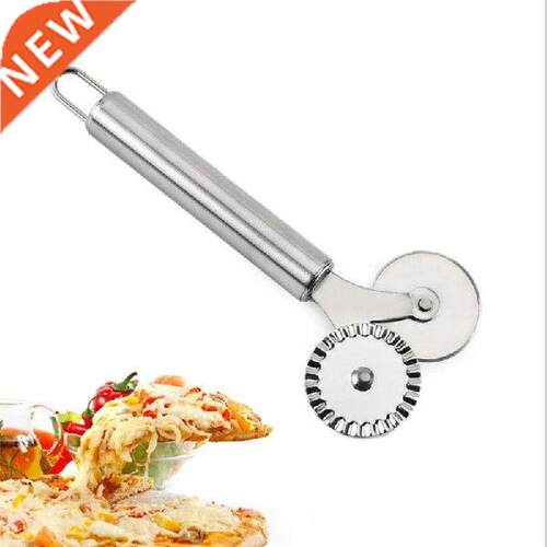 Double Roll Pizza Stainless Steel Knife Pasta Cutter Pasta