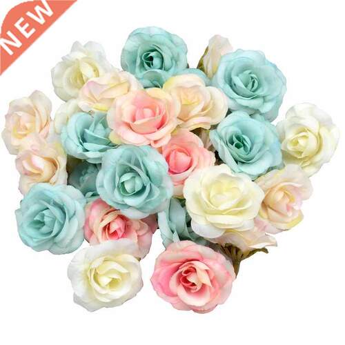 50cs 4cm Mini Atificial Silk ose Flowe Head Wedding Ch