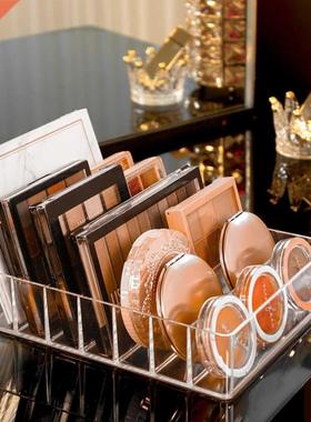 7 Compartments Storage Box Clear Plastic Makeup Cosmetic Sta