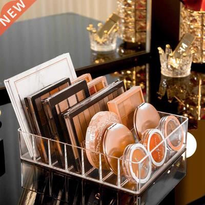 7 Compartments Storage Box Clear Plastic Makeup Cosmetic Sta