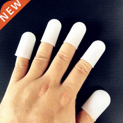 5pcs Silicone Fingertip Protector Finger Cap Insulation