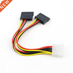 Serial ATA SATA 4 Pin IDE to 2 of 15 Pin HDD Power Adapter C