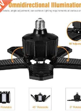 150W Garage Light 8000LM Deformable Foldable Garage Ceiling