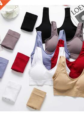 Seamless Wire-Free Underwear Set Women Bra Panties 2Pcs Spor