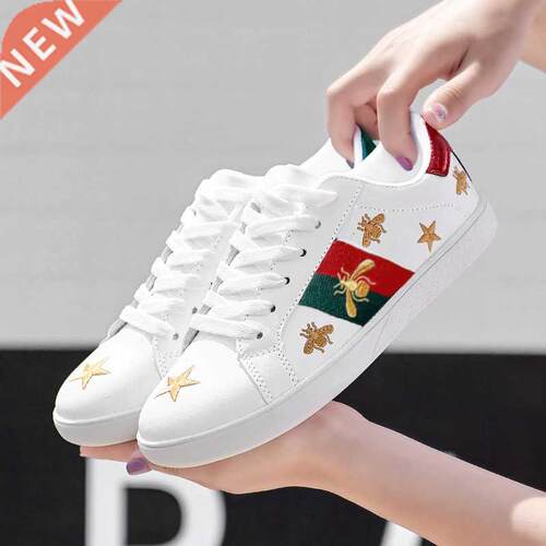 WEH Designer Embroidery Golden shoes men luxury Casual Outd