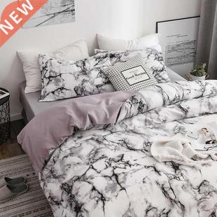 Marble Bedding set Modern Nordic Style Duvet Cover Set Comfo