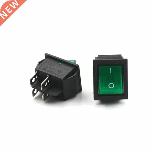 5 PCS Lamp 4 Pin ON/OFF 2 Position DPST Rocker Switch 16A/25