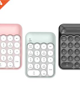 Colorful Retro Wreless Numerc Keypad Calculator 18 Keys fo