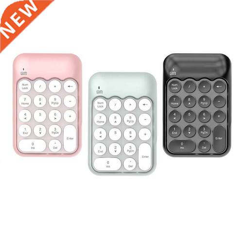 Colorful Retro Wreless Numerc Keypad Calculator 18 Keys fo