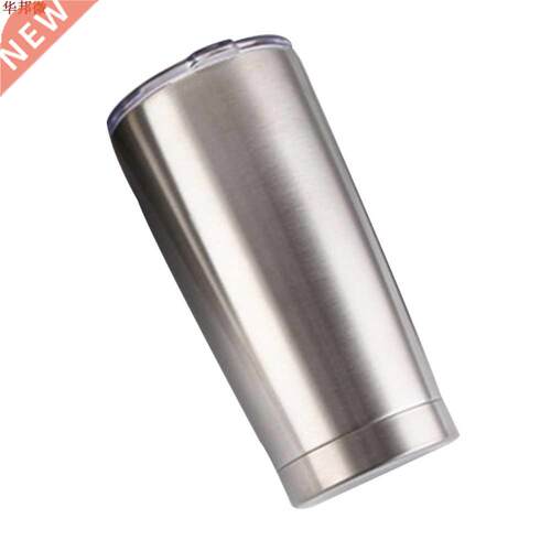 20oZ Double Wall With Lid Outdoor Tableware Portable Juice D