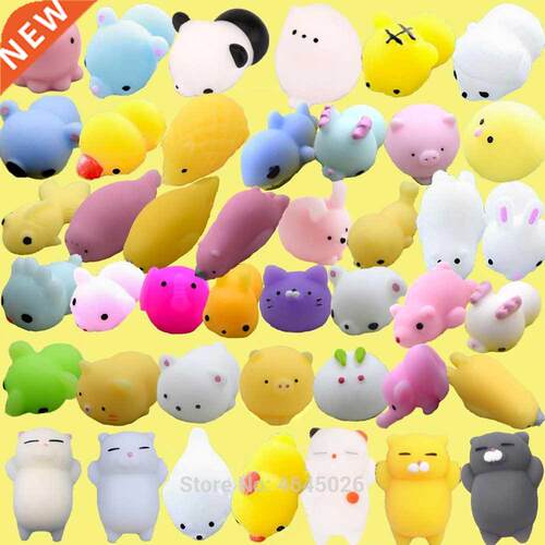 Squishy Mini Animals Squeeze Toy Mochi Cat Antistress Cute S