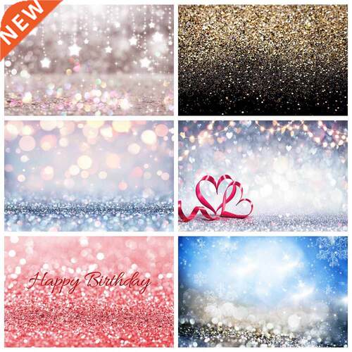 Dreamy Fantasy Shiny Star Polka Dot Light Bokeh Wedding Love