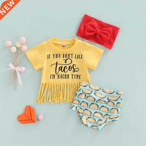 Citgeett Summer Newborn Girl Short Pants Outfits Short Sleev