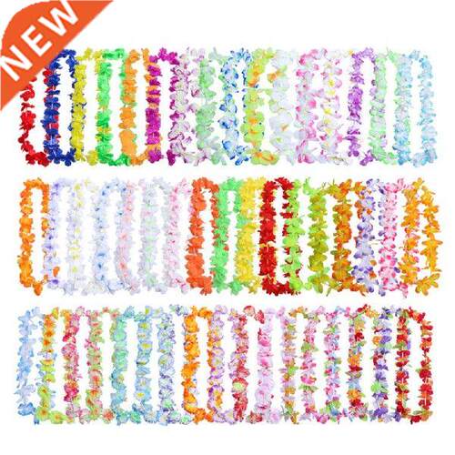 50pcs/pack Artificial Flowers Leis Ornaments Colorful