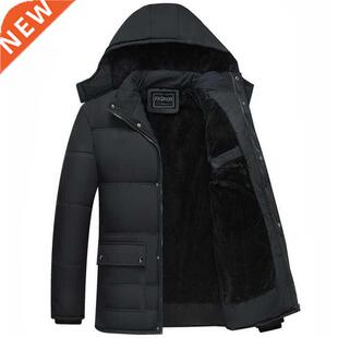 Winter Jacket Men Outwear Windproof Plus Velvet Thick Warm 5