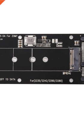 B Key M.2 NGFF SSD To 2.5in SATA Converter Adapter Card 22