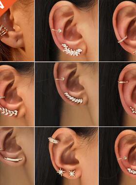 Cartilage Conch Fake Without Piercing Cuff Earring Earcuff W