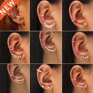 Cartilage Conch Fake Without Piercing Cuff Earring Earcuff W