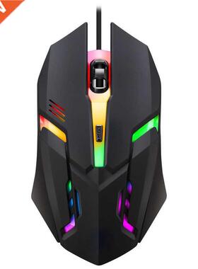 Ergonomic Wired Gaming Mouse Optical Computer Mouse for PC L
