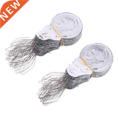 100pcs Bow Wire Loop Needle Threader Stitch Insertion Hand