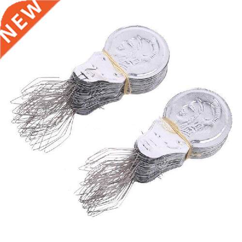 100pcs Bow Wire Loop Needle Threader Stitch Insertion Hand