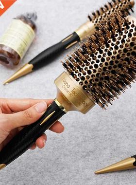 Ionic Curling Hair Brush Barber Comb Rolling Comb Hairstylin