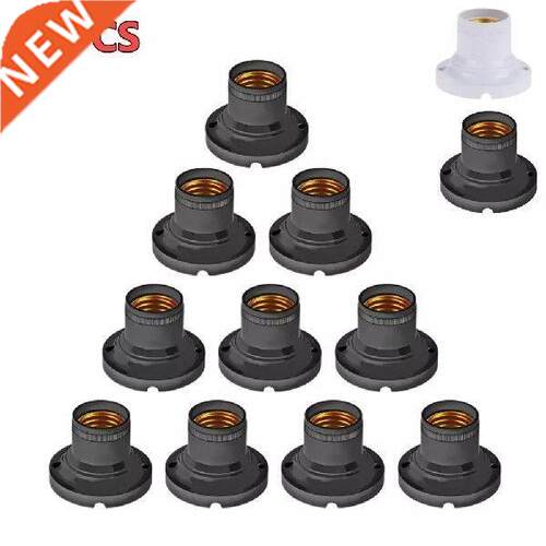 10pcs E27 Lamp Holder Vintage Edison Lamp Holder Screw Bulb
