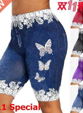 S-5XL plus-size stretch high waist leggings for ladies大码裤