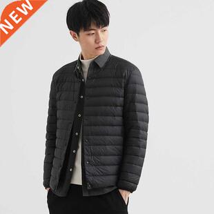 Men's Down Jacket Ultra Light 90% White Duck Down Jacket Men