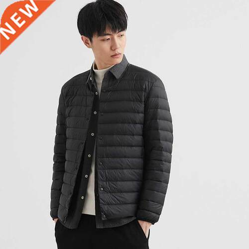 Men's Down Jacket Ultra Light 90% White Duck Down Jacket Men