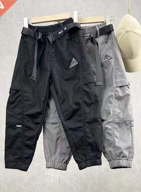 Spring New Boy Pants Children Cargo Pants Sports Full Length