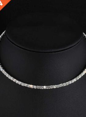 Rhinestone Choker Necklaces Torques Collar Women Statement J
