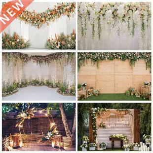 Wedding Flower Curtain Blossom Floral Garland Wall Party Dec