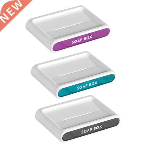 Double-layer Drawer Soap Dish Wall-mounted Drain Soap Rack f