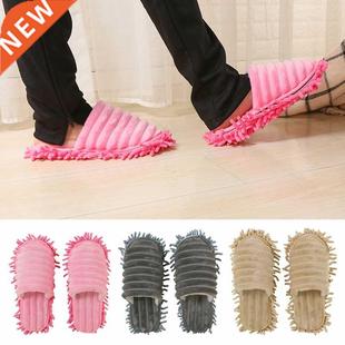 Multifunction Floor Dust Cleaning Slippers Shoes Lazy Moppin