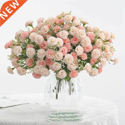 20 flower heads 1 bunch European-style small lilac carnation